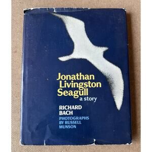 Vintage 1972 Jonathan Livingston Seagull 1st Edition 15th Printing Flying Flock